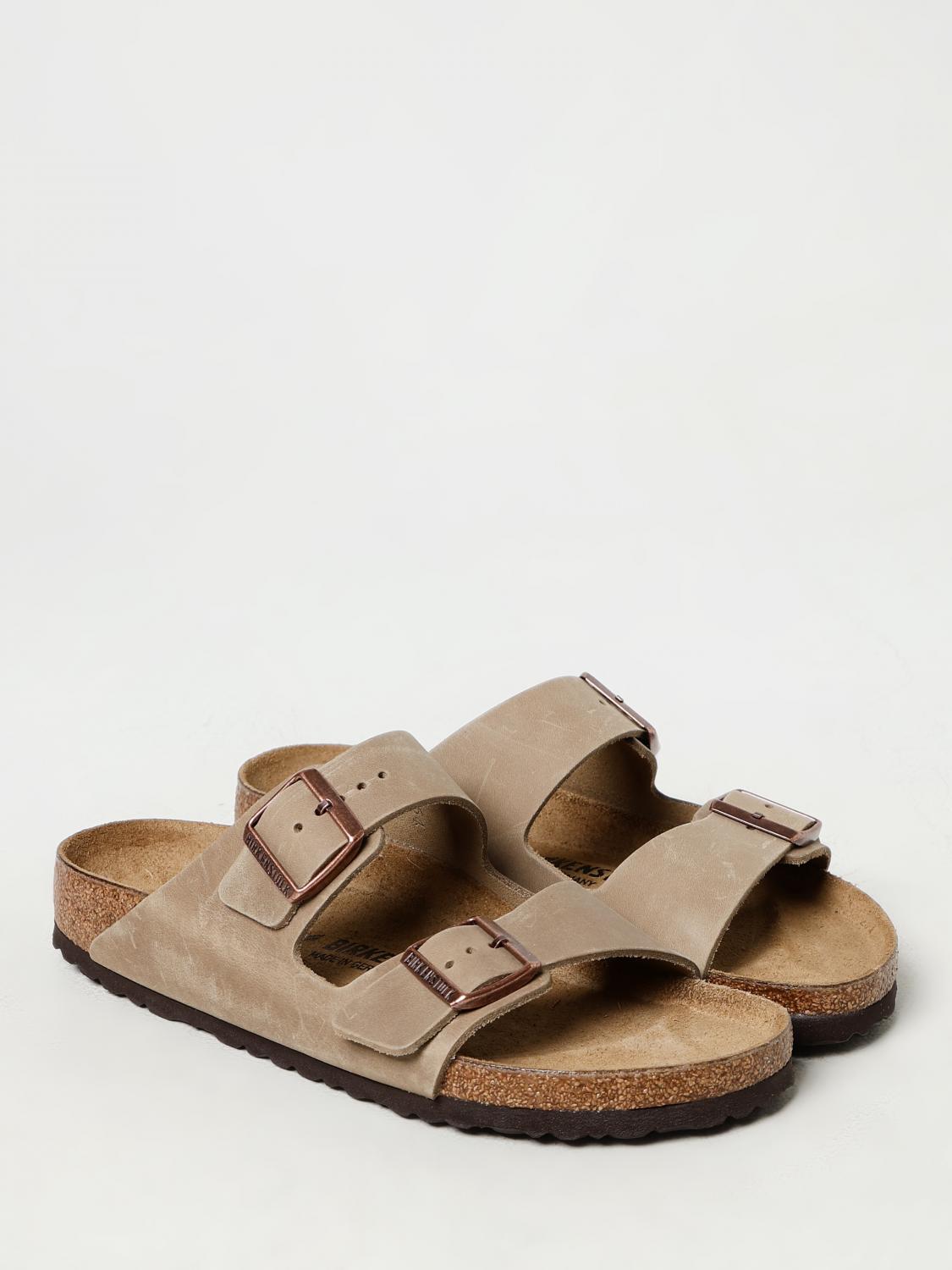 サンダル BIRKENSTOCK Men Sandals Brown 352203 Men's Flip-Flops Birkenstock ARIZONA BF TABACCO BROWN NARROW