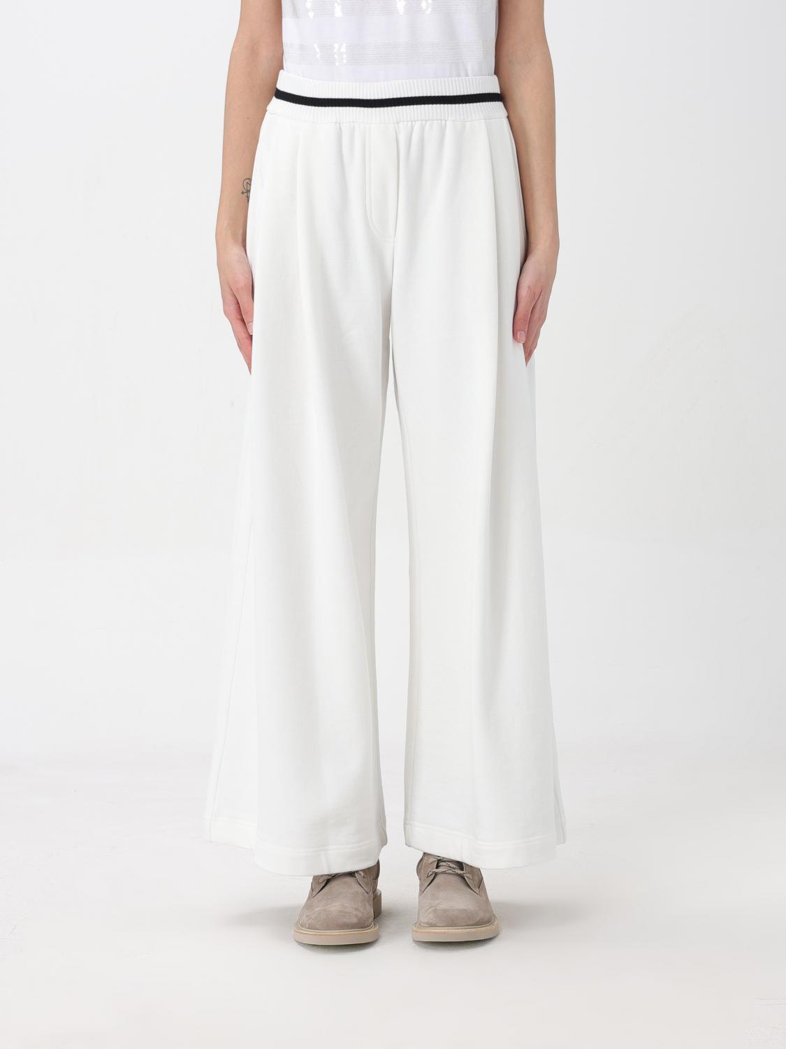 BRUNELLO CUCINELLI HOSE: Hose damen Brunello Cucinelli, Weiß - Img 1