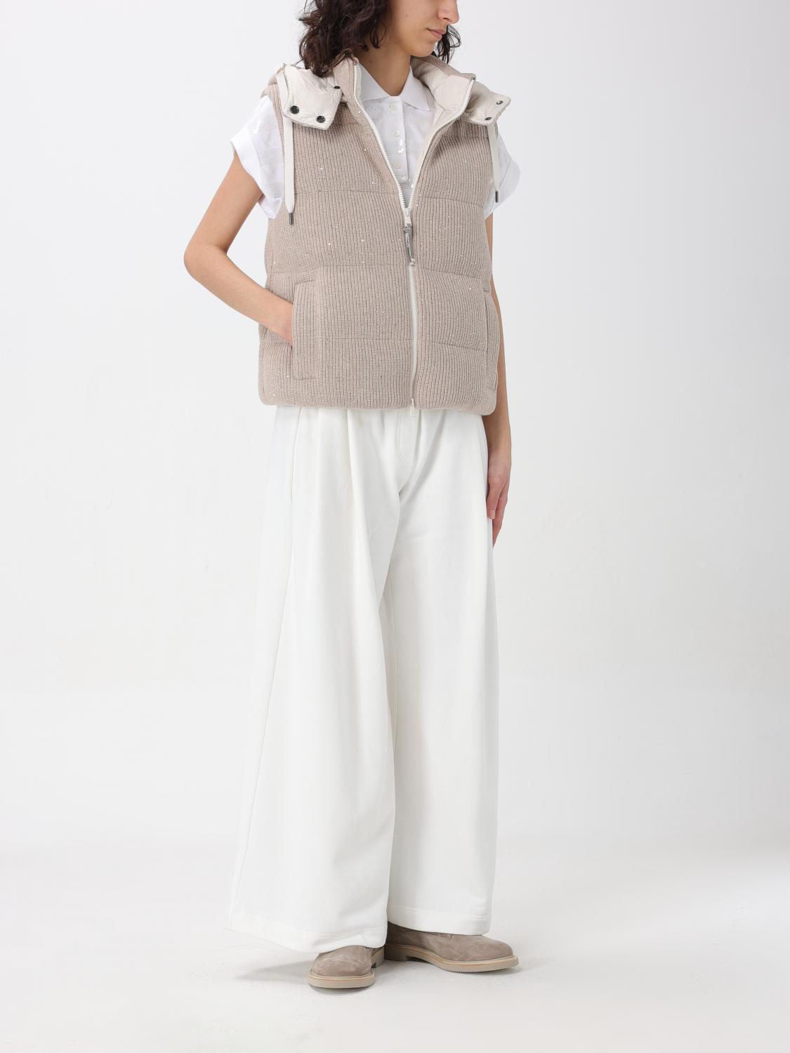 BRUNELLO CUCINELLI HOSE: Hose damen Brunello Cucinelli, Weiß - Img 2