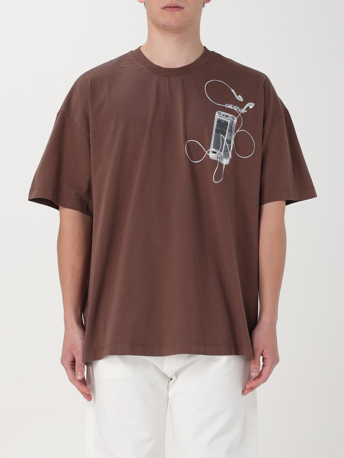 OFF-WHITE CAMISETA: Camiseta hombre Off-white, Marrón - Img 1