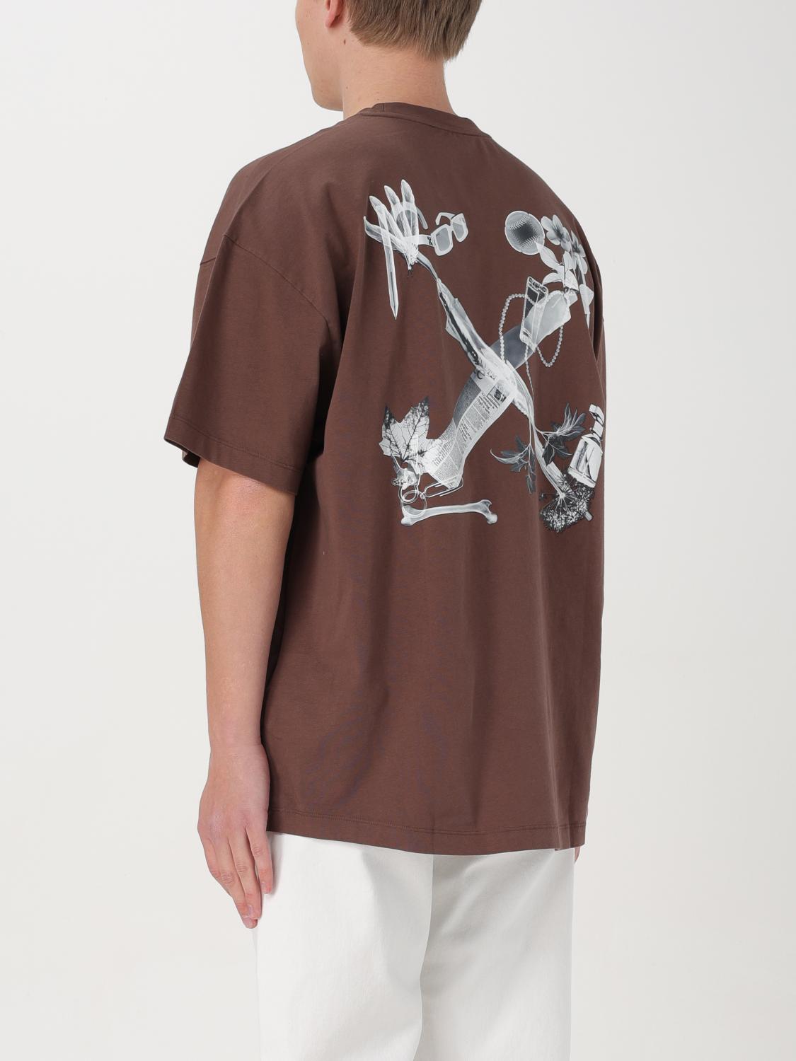 OFF-WHITE CAMISETA: Camiseta hombre Off-white, Marrón - Img 3