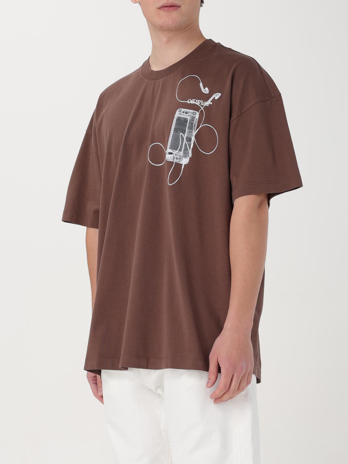 OFF-WHITE CAMISETA: Camiseta hombre Off-white, Marrón - Img 4