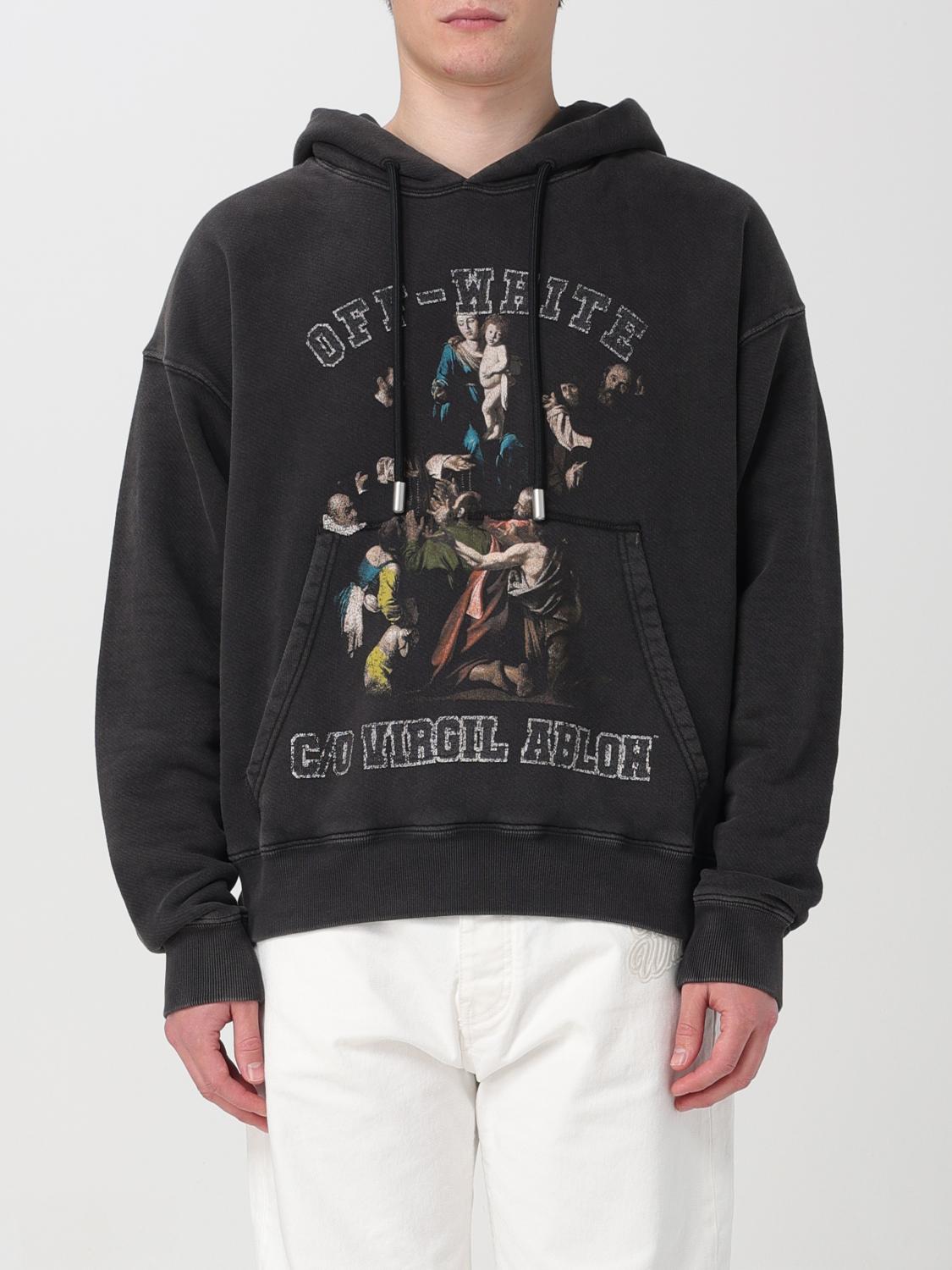 OFF-WHITE SWEATSHIRT: Sweatshirt homme Off-white, Noir - Img 1