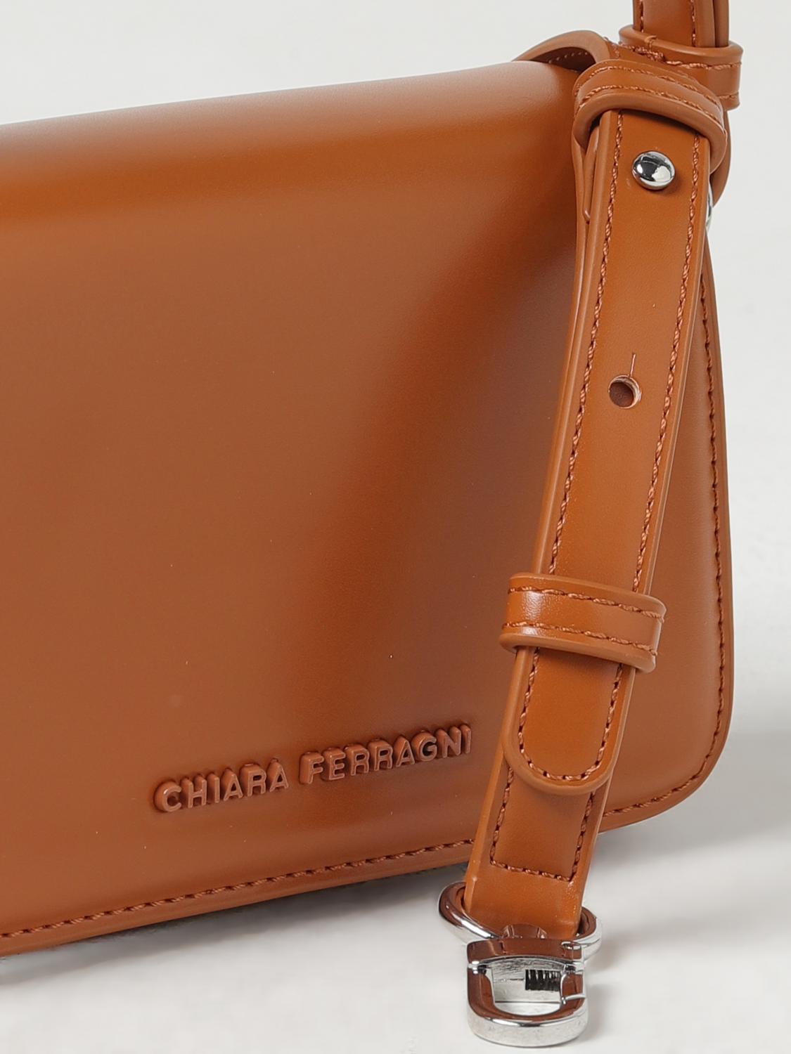CHIARA FERRAGNI MINI BAG: Shoulder bag woman Chiara Ferragni, Brown - Img 3