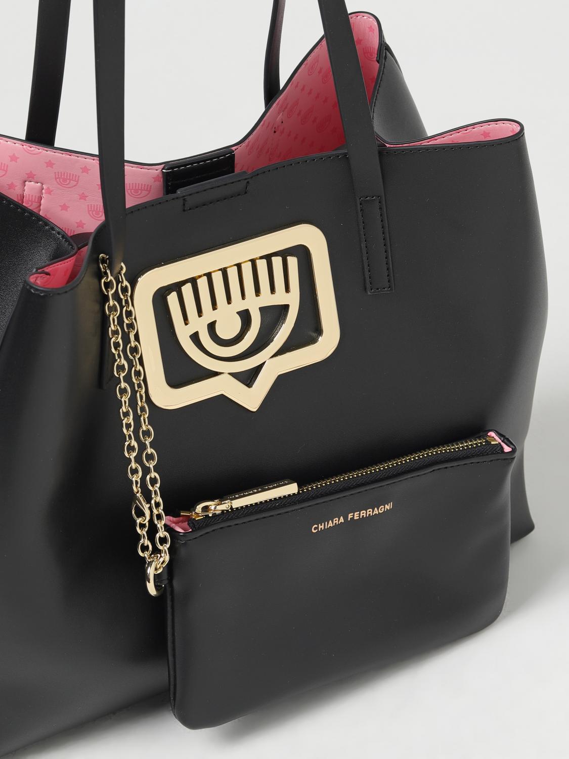 CHIARA FERRAGNI SCHULTERTASCHE: Handtasche damen Chiara Ferragni, Schwarz - Img 3