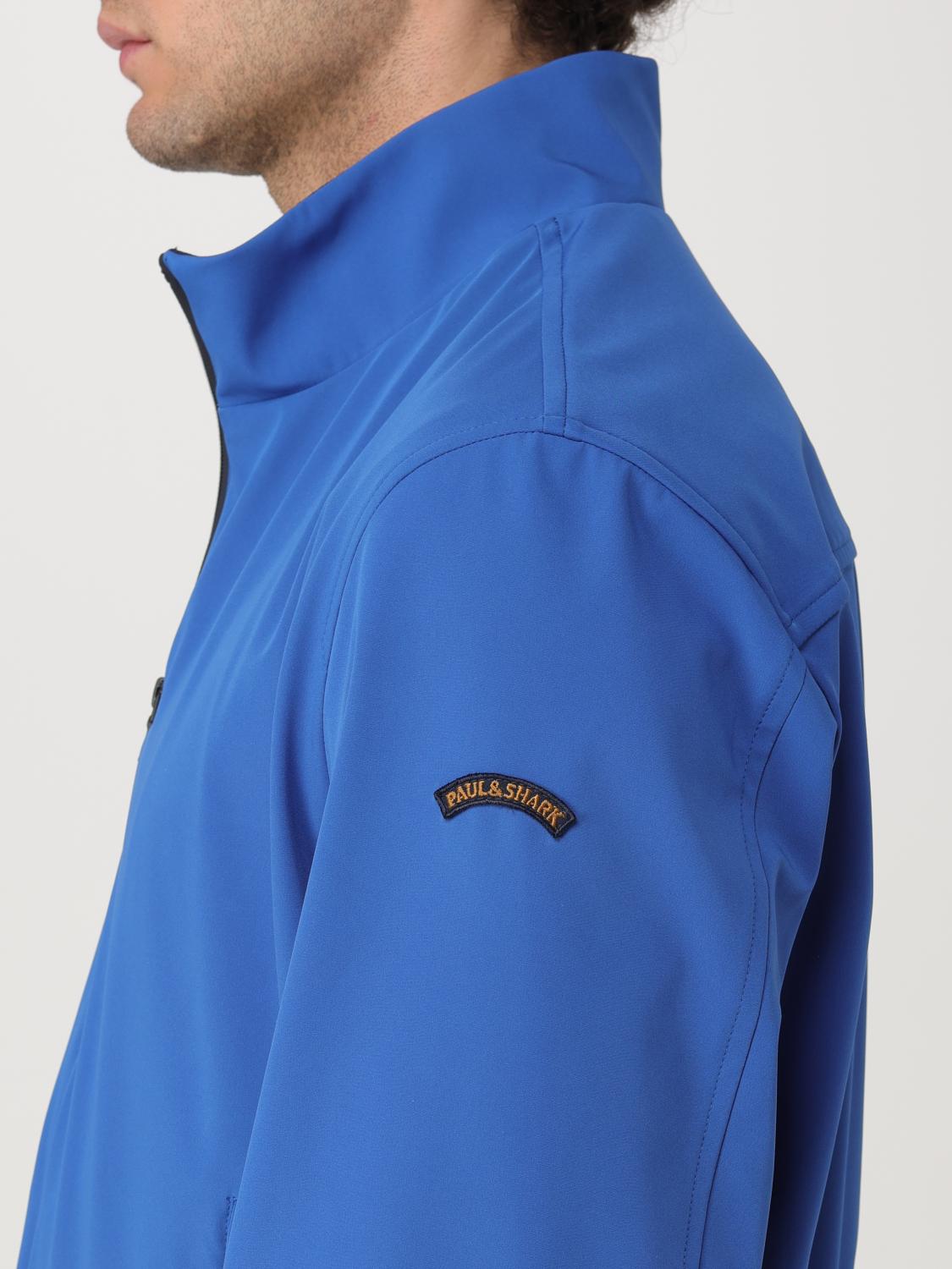 PAUL & SHARK: Jacket men - Gnawed Blue | Paul & Shark jacket