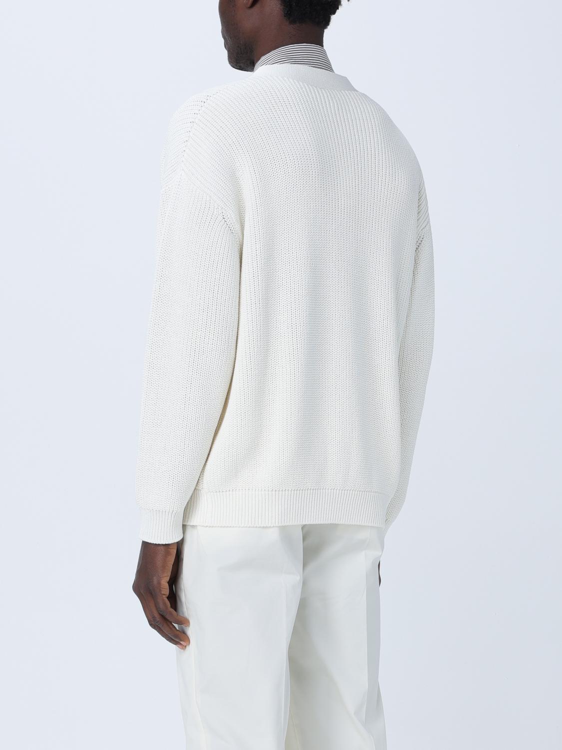 LARDINI SWEATER: Sweater men Lardini, Ivory - Img 3