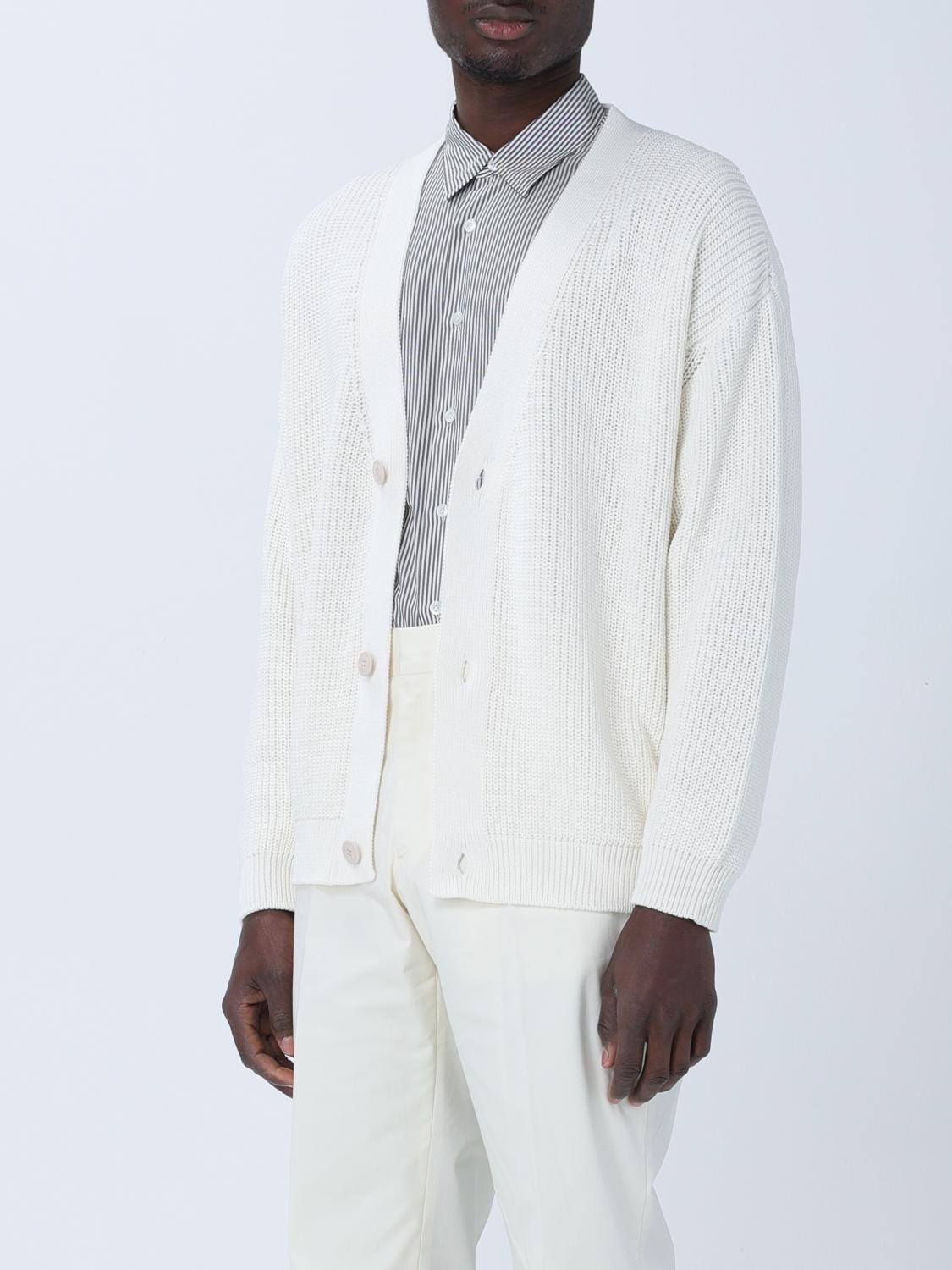 LARDINI SWEATER: Sweater men Lardini, Ivory - Img 4