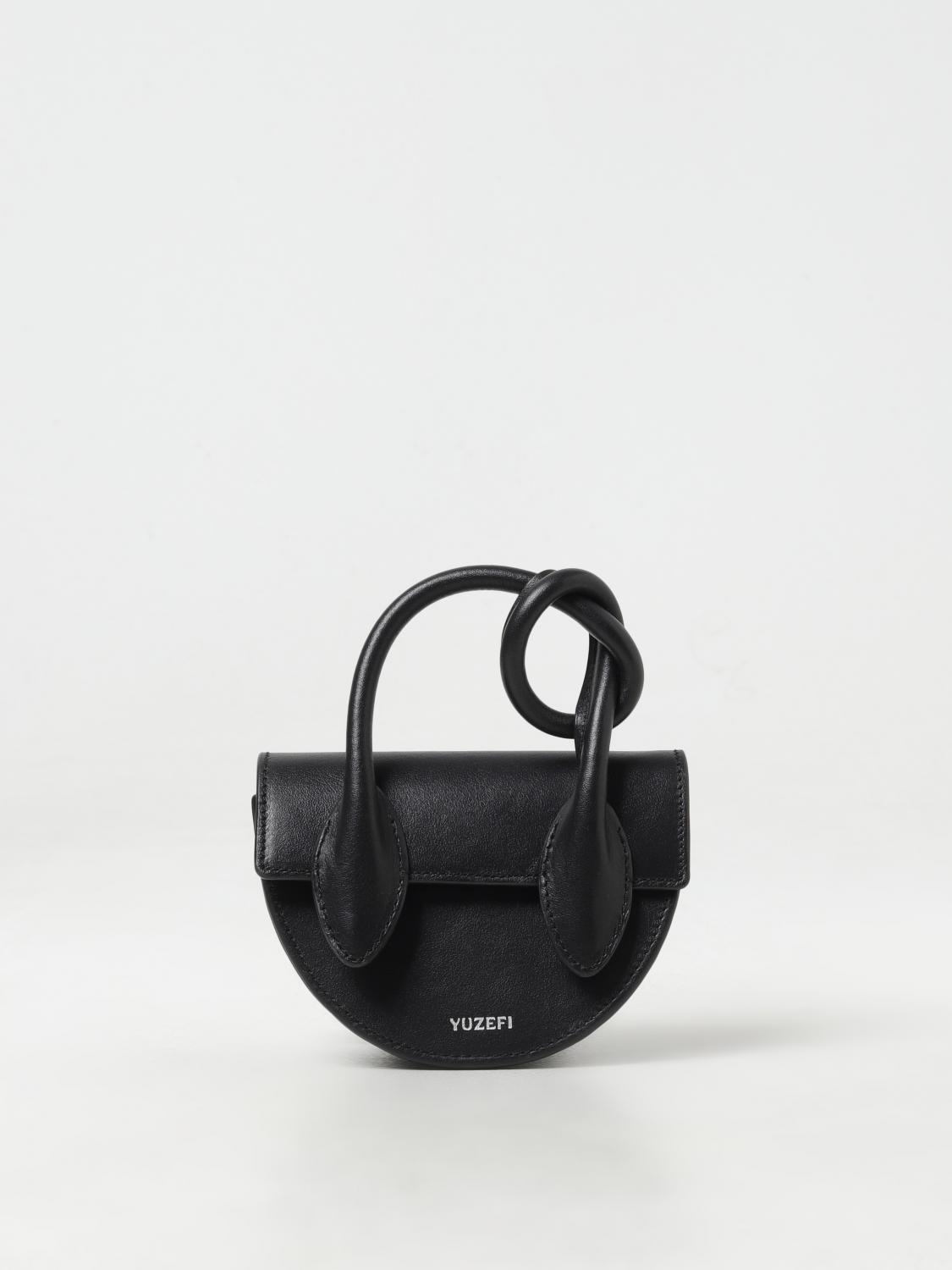 YUZEFI: Shoulder bag woman - Black | Yuzefi mini bag
