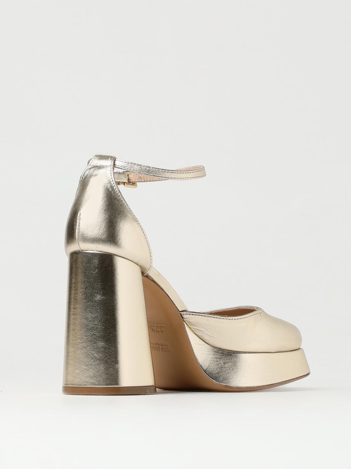 ROBERTO FESTA HIGH HEEL SHOES: Pumps woman Roberto Festa, Gold - Img 3