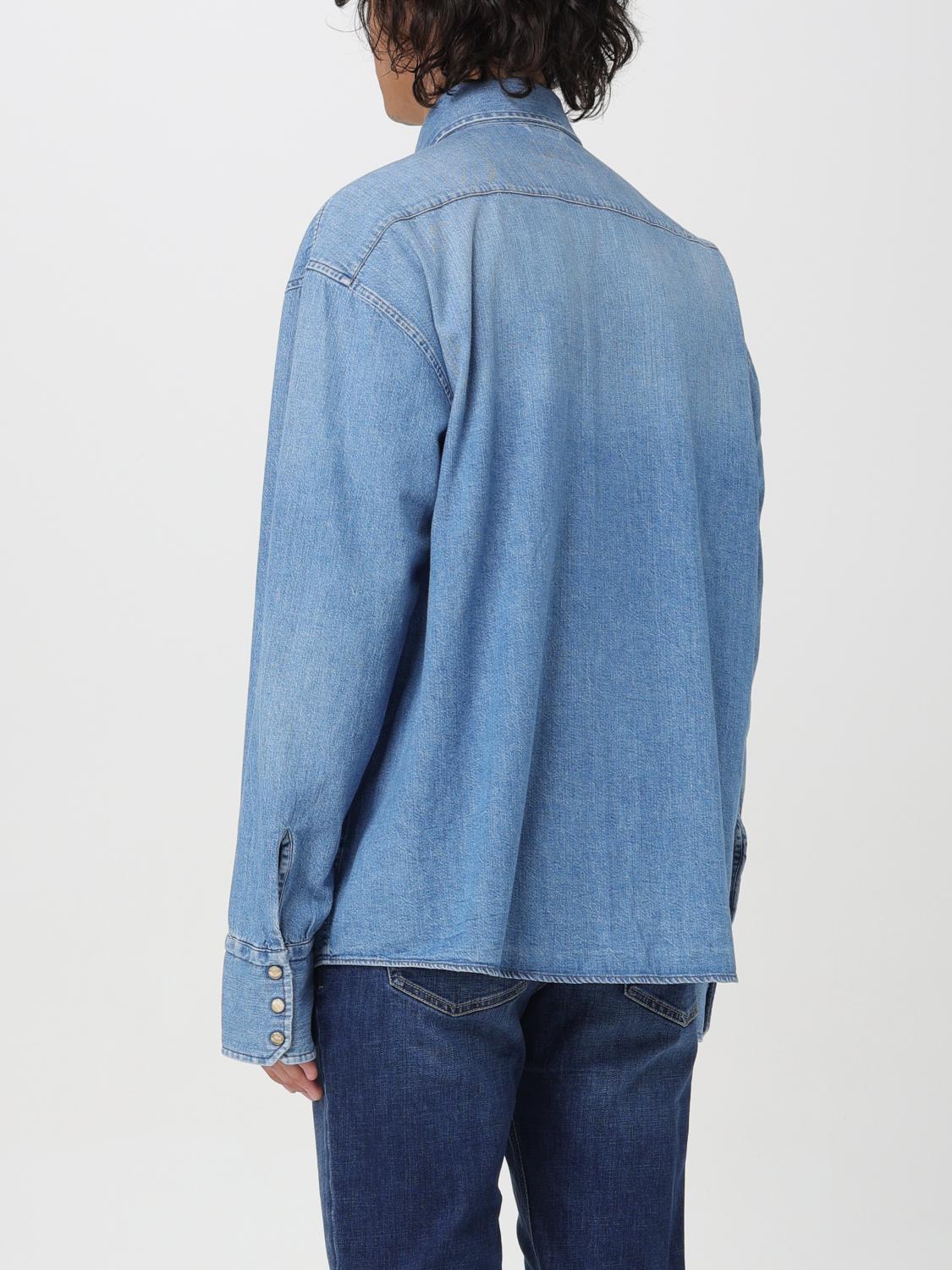 AMISH SHIRT: Shirt men Amish, Denim - Img 2