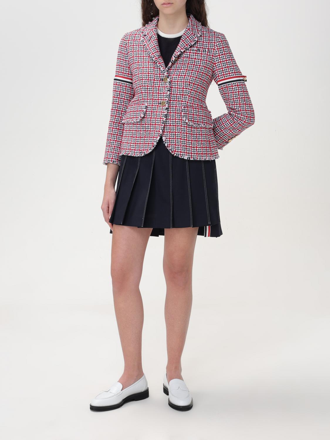THOM BROWNE BLAZER: Blazer Thom Browne in lana vergine , Fantasia - Img 2