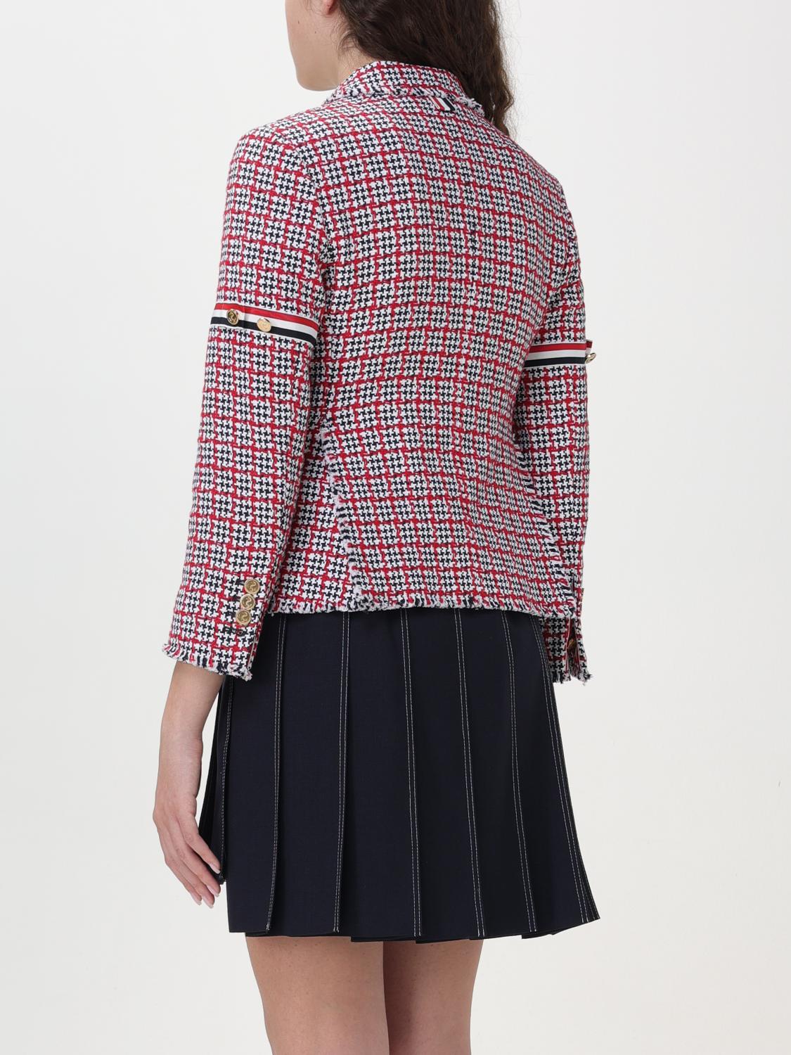 THOM BROWNE BLAZER: Blazer Thom Browne in lana vergine , Fantasia - Img 3
