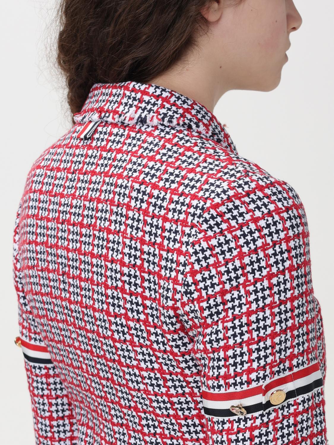 THOM BROWNE BLAZER: Blazer Thom Browne in lana vergine , Fantasia - Img 5
