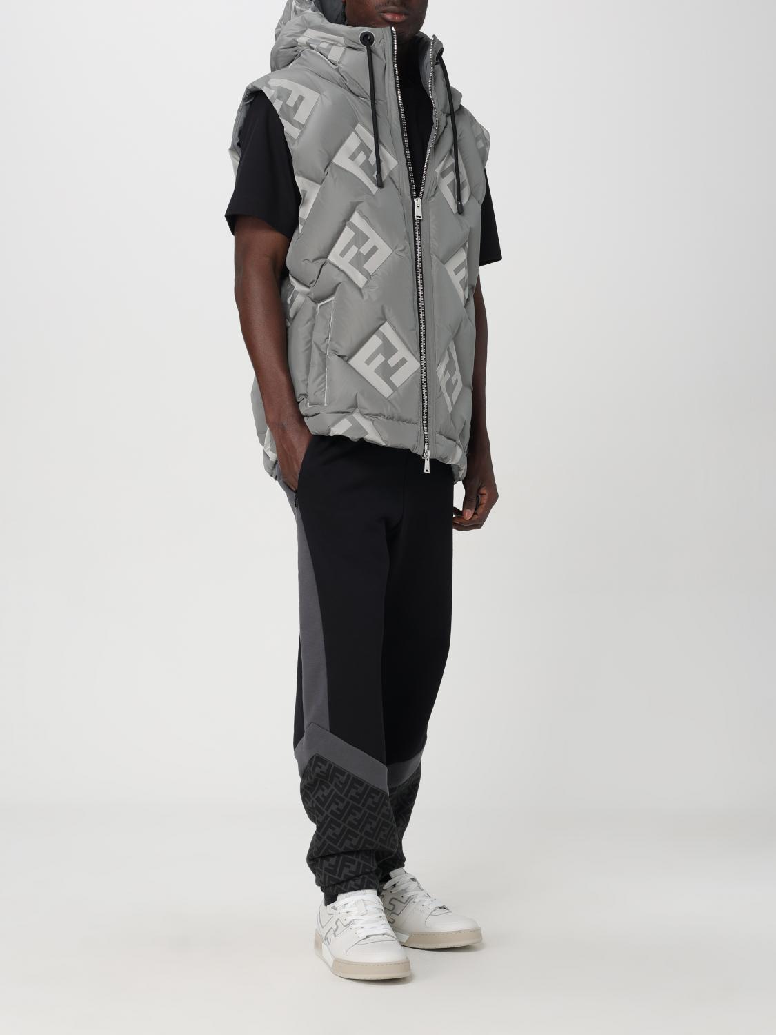 Fendi Suit vest men - Grey | FAA913AQNH | GIGLIO.COM