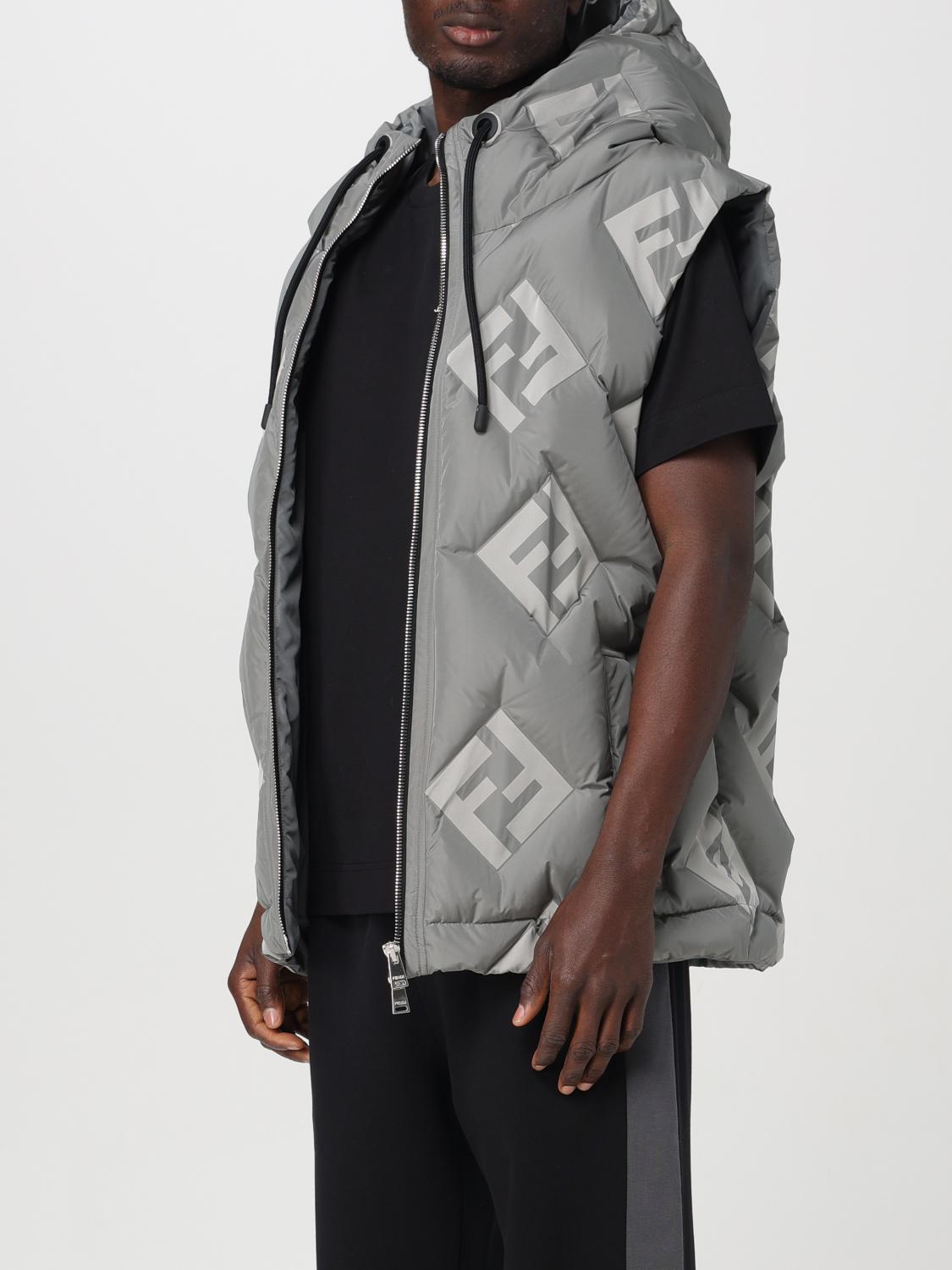 Fendi Suit vest men - Grey | FAA913AQNH | GIGLIO.COM