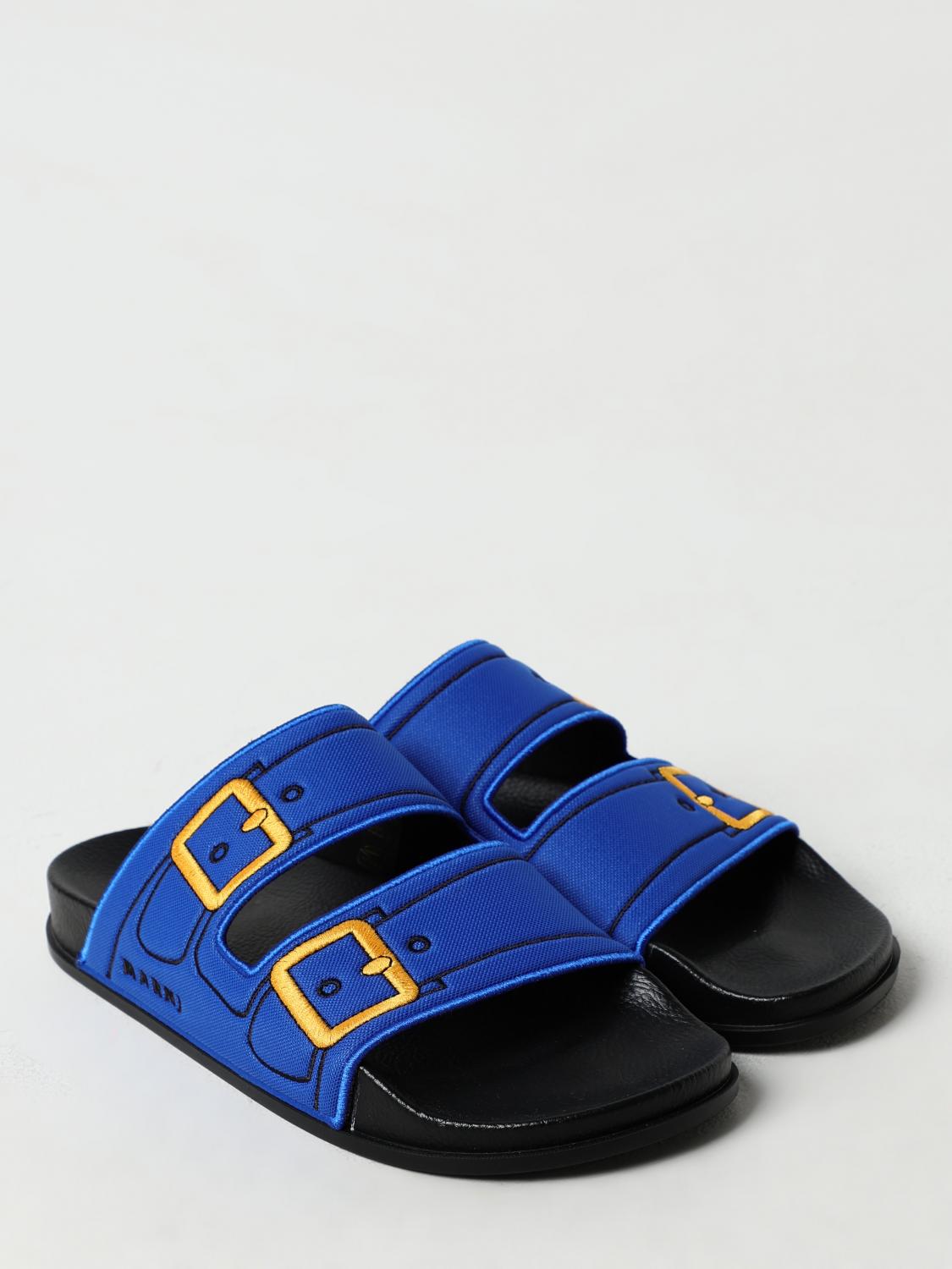 Marni Sandals men - Blue | SAMR004902P6395 | GIGLIO.COM