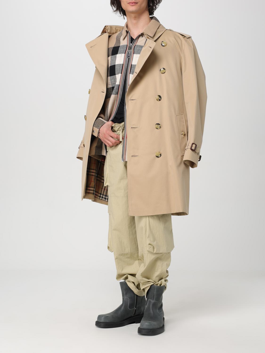 BURBERRY TRENCH COAT: Coat men Burberry, Honey - Img 2