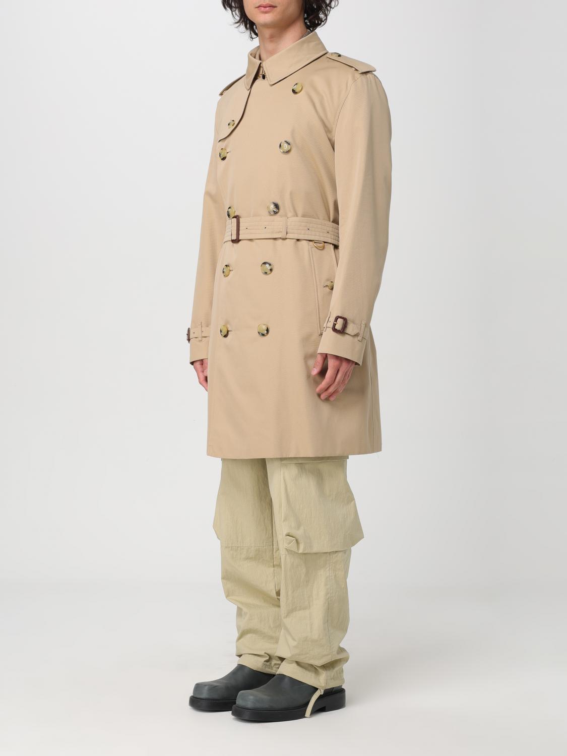 BURBERRY TRENCH COAT: Coat men Burberry, Honey - Img 4