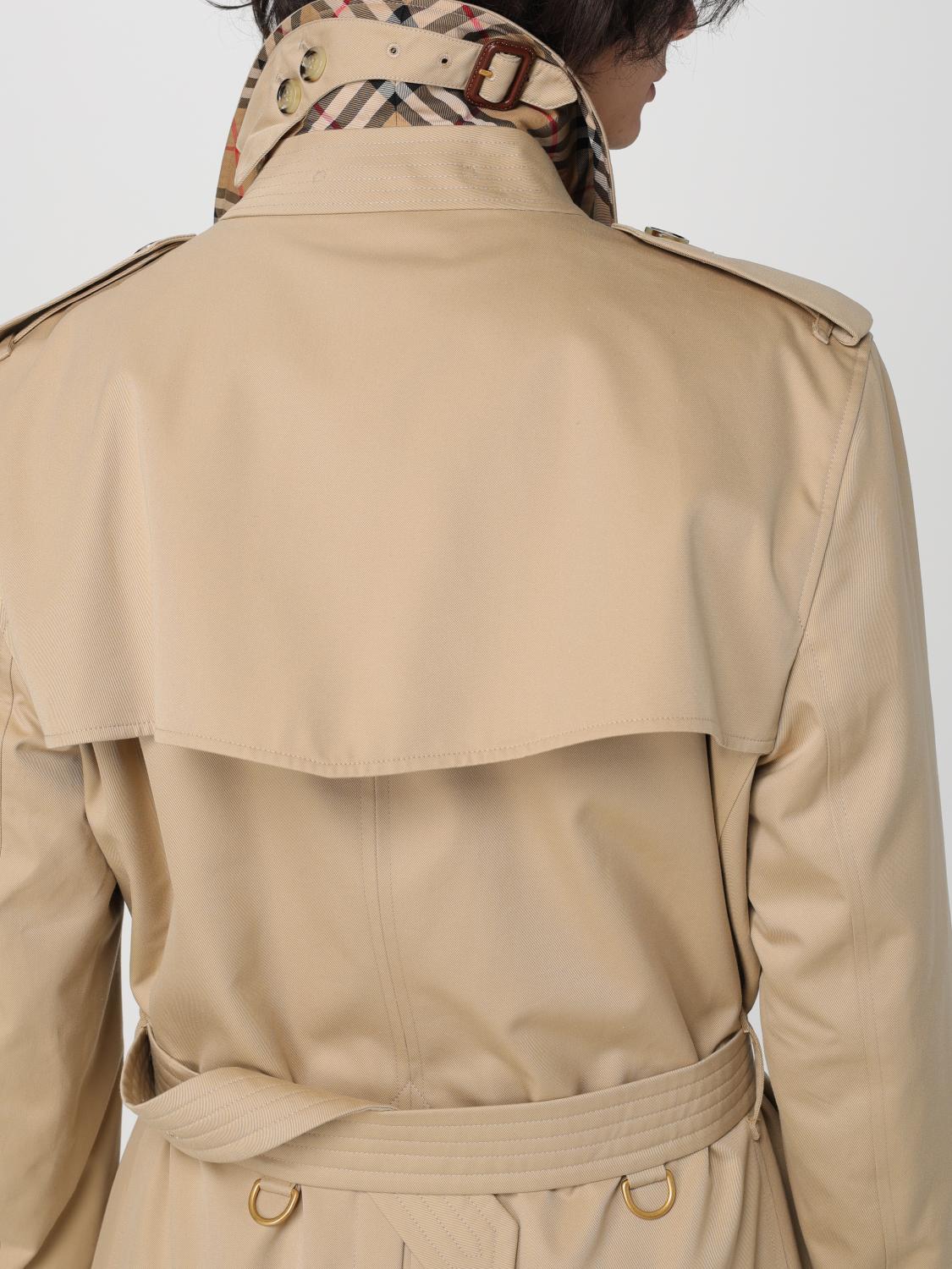 BURBERRY Coat men Honey Burberry trench coat 8079388 online at GIGLIO.COM