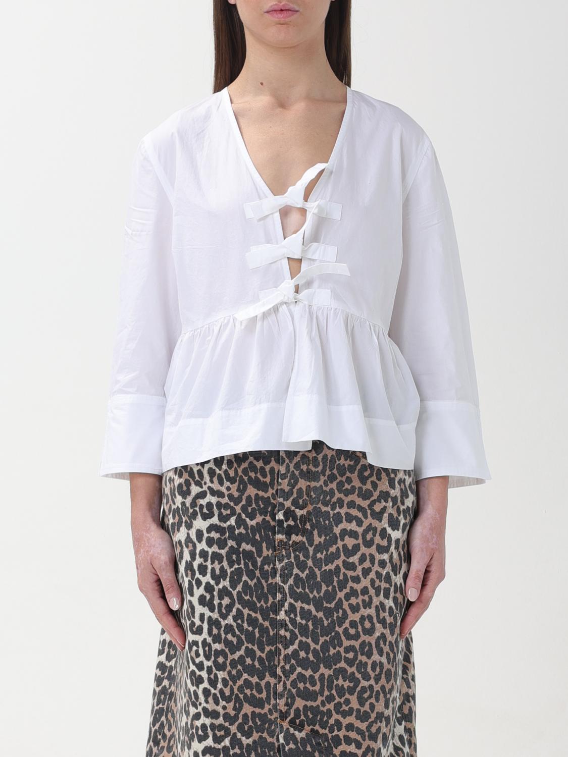 GANNI - Woman - Blue - Top main image 1