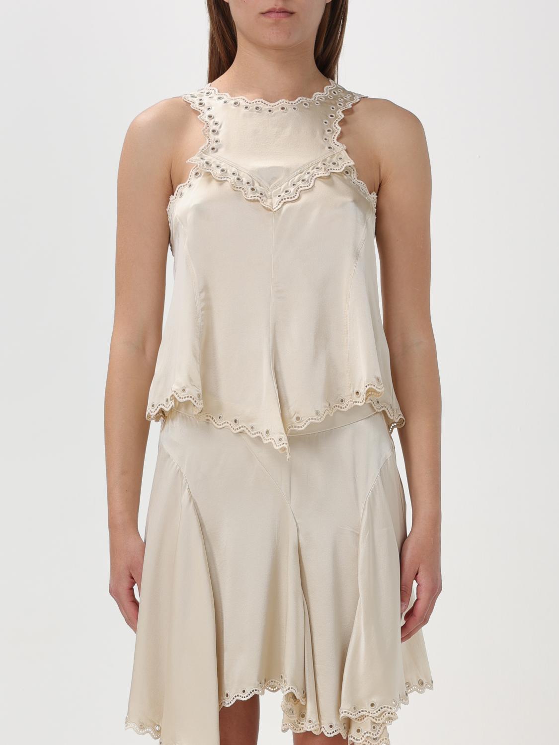 【オシャレ☆ISABEL MARANT】シルク　カシミヤ　カットソー　サイズM Salika Top Woman ecru | ISABEL MARANT Official online store