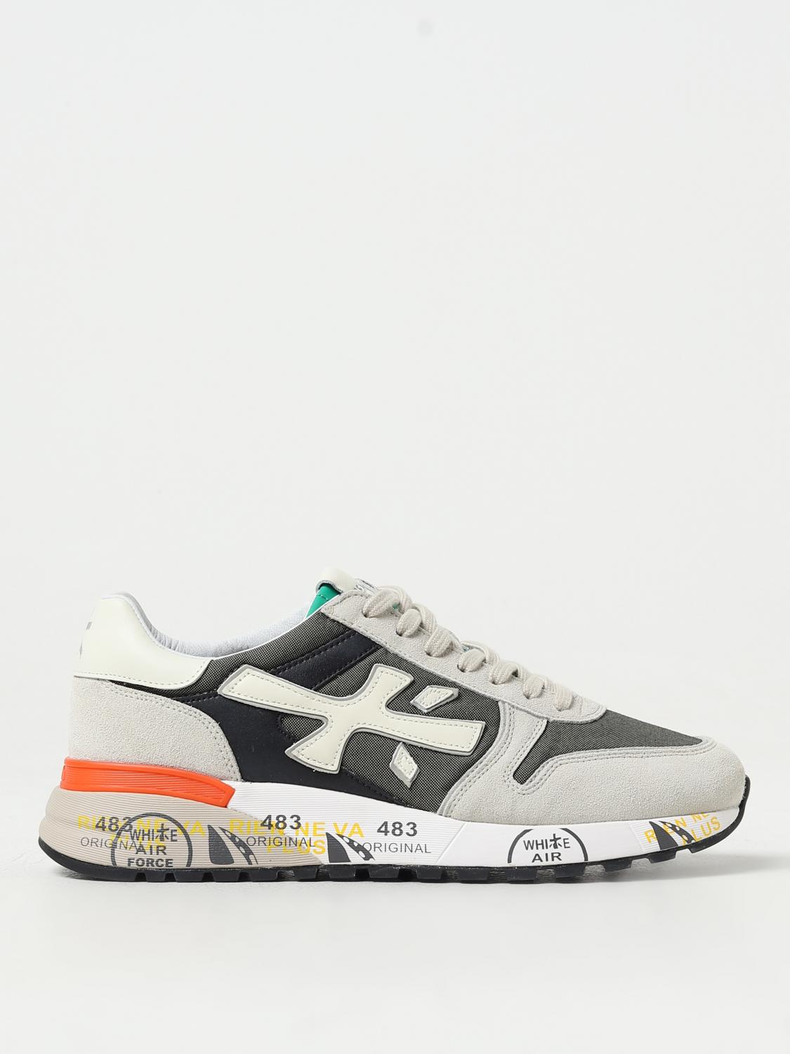Premiata Shoes Man PREMIATA: Shoes Men Grey Premiata Sneakers MICK