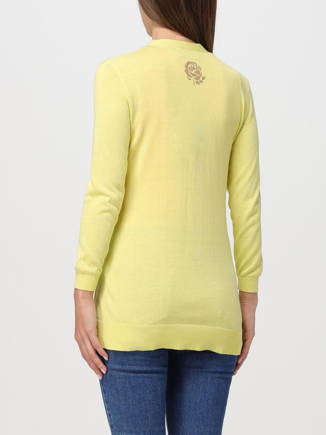 MALIPARMI STRICKJACKE: Strickjacke damen Maliparmi, Gelb - Img 2