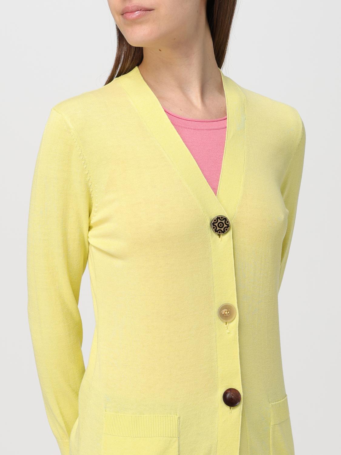 MALIPARMI STRICKJACKE: Strickjacke damen Maliparmi, Gelb - Img 3