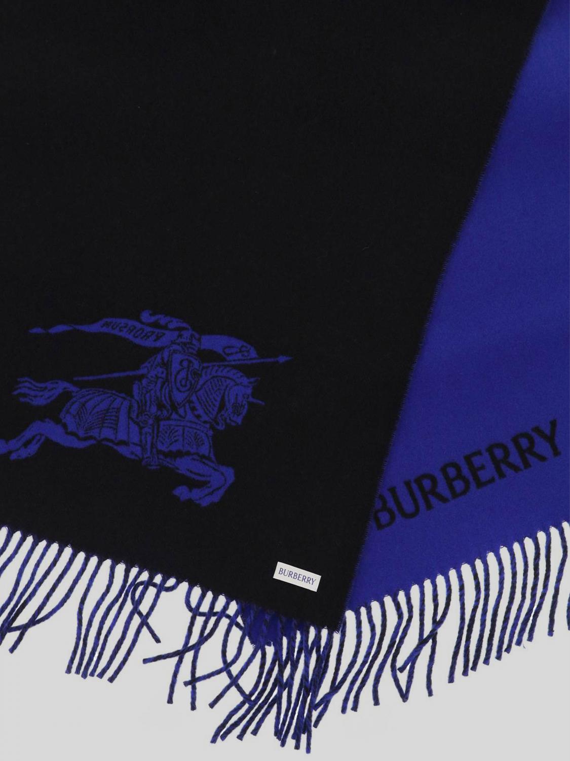 BURBERRY SCHAL: Schal herren Burberry, Royal Blue - Img 2