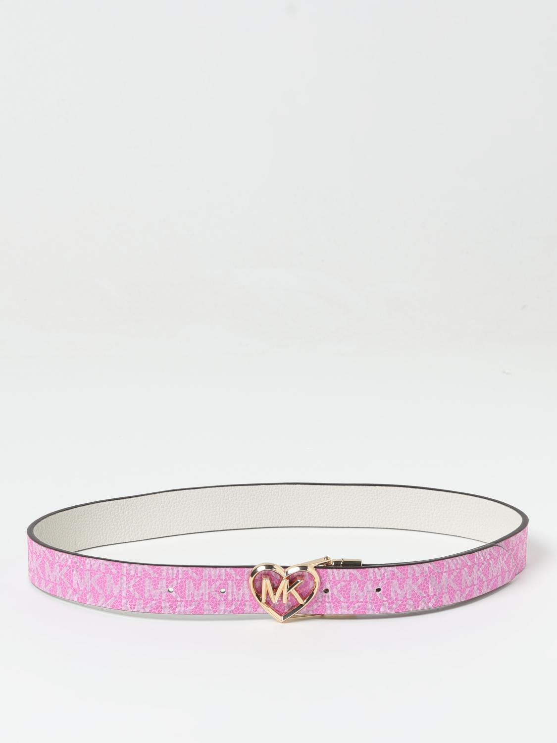 MICHAEL KORS: Belt kids Pink Michael Kors belt R30095 online