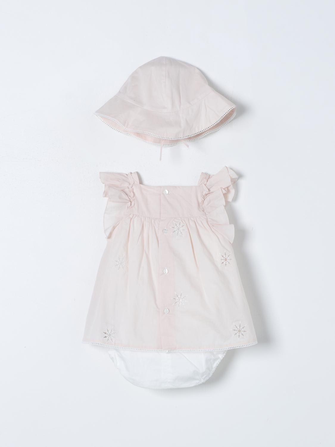 CHLOÉ JUMPSUIT: Chloé baby set, White - Img 2