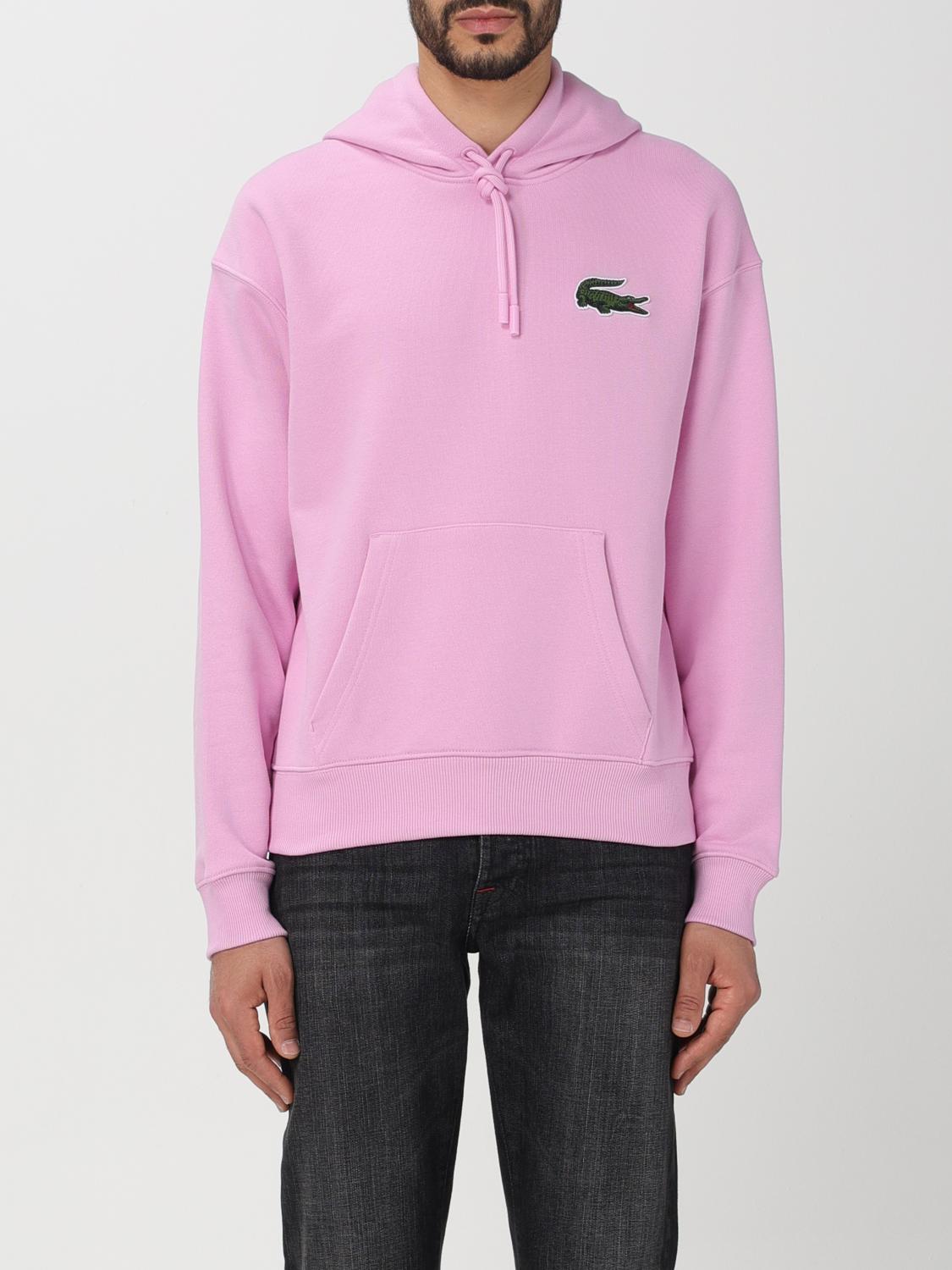 LACOSTE Pull homme Rose Pull Lacoste SH6404 en ligne sur GIGLIO.COM