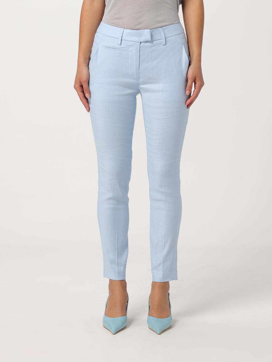 パンツ DONDUP Woman Pants Blue D066LS0015DXXX 807 Dondup Outlet: Pants woman - Blue | Dondup pants