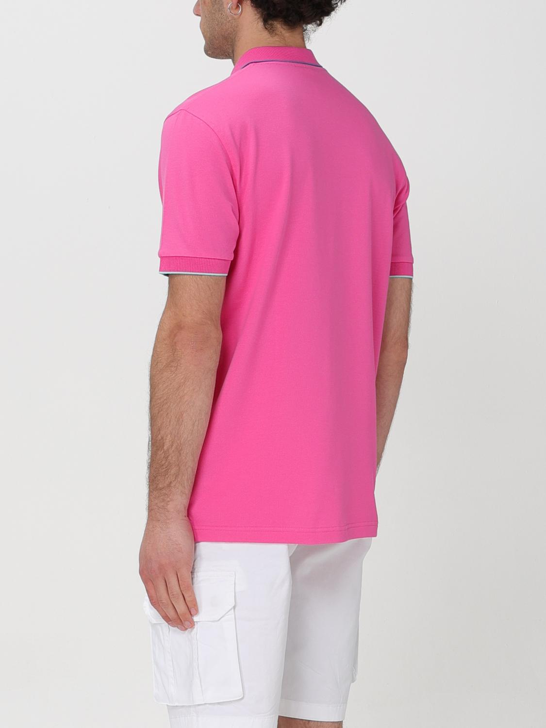 SUN68 POLO: Polo Sun 68 in cotone , Fuxia - Img 2