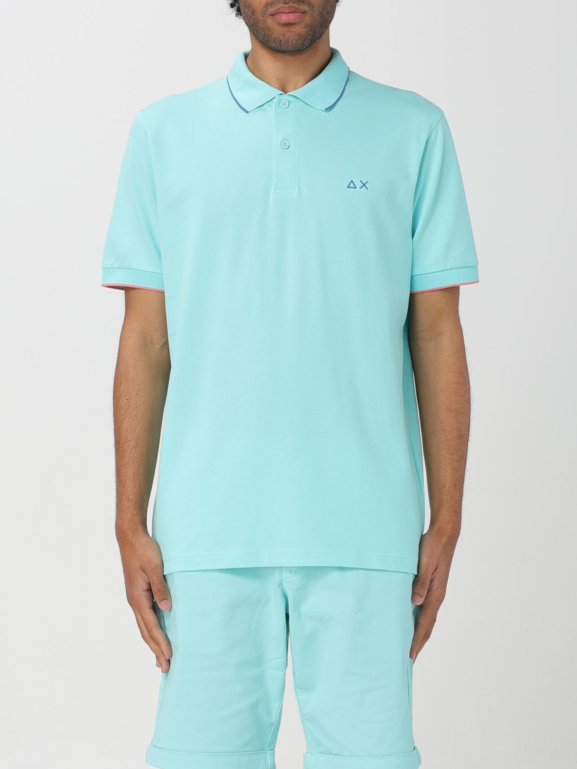SUN68 POLO: Polo Sun 68 in cotone , Acqua - Img 1
