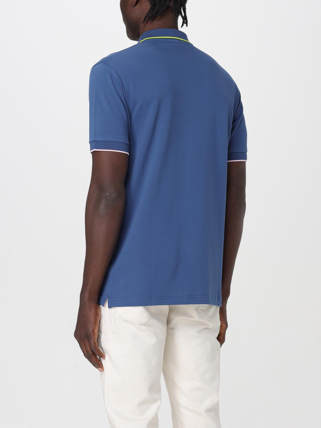 SUN68 POLO: Polo Sun 68 in cotone , Blue 2 - Img 2