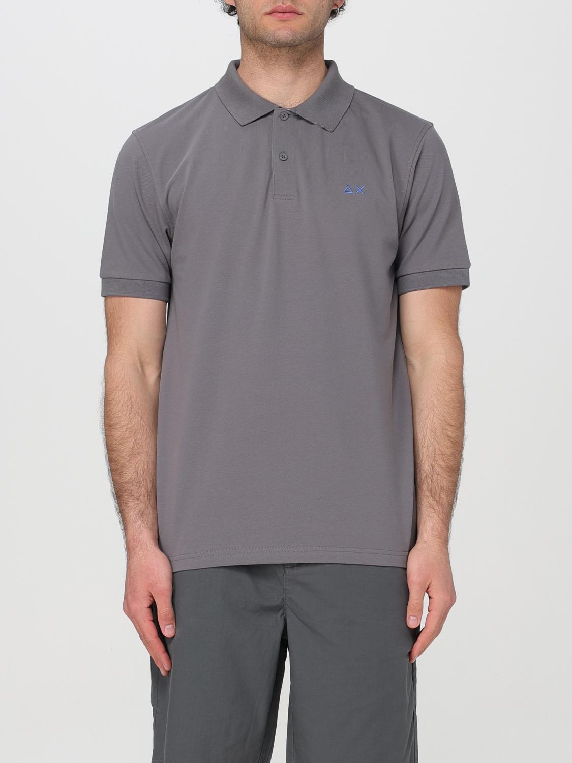 SUN68 POLO: Polo Sun 68 in cotone con logo , Inchiostro - Img 1