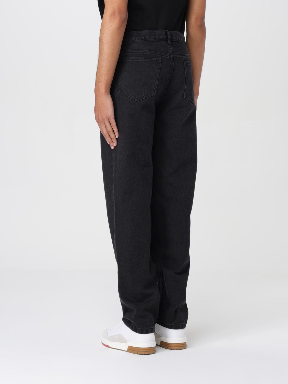 A.P.C. JEANS: Jeans hombre A.P.C., Negro - Img 3