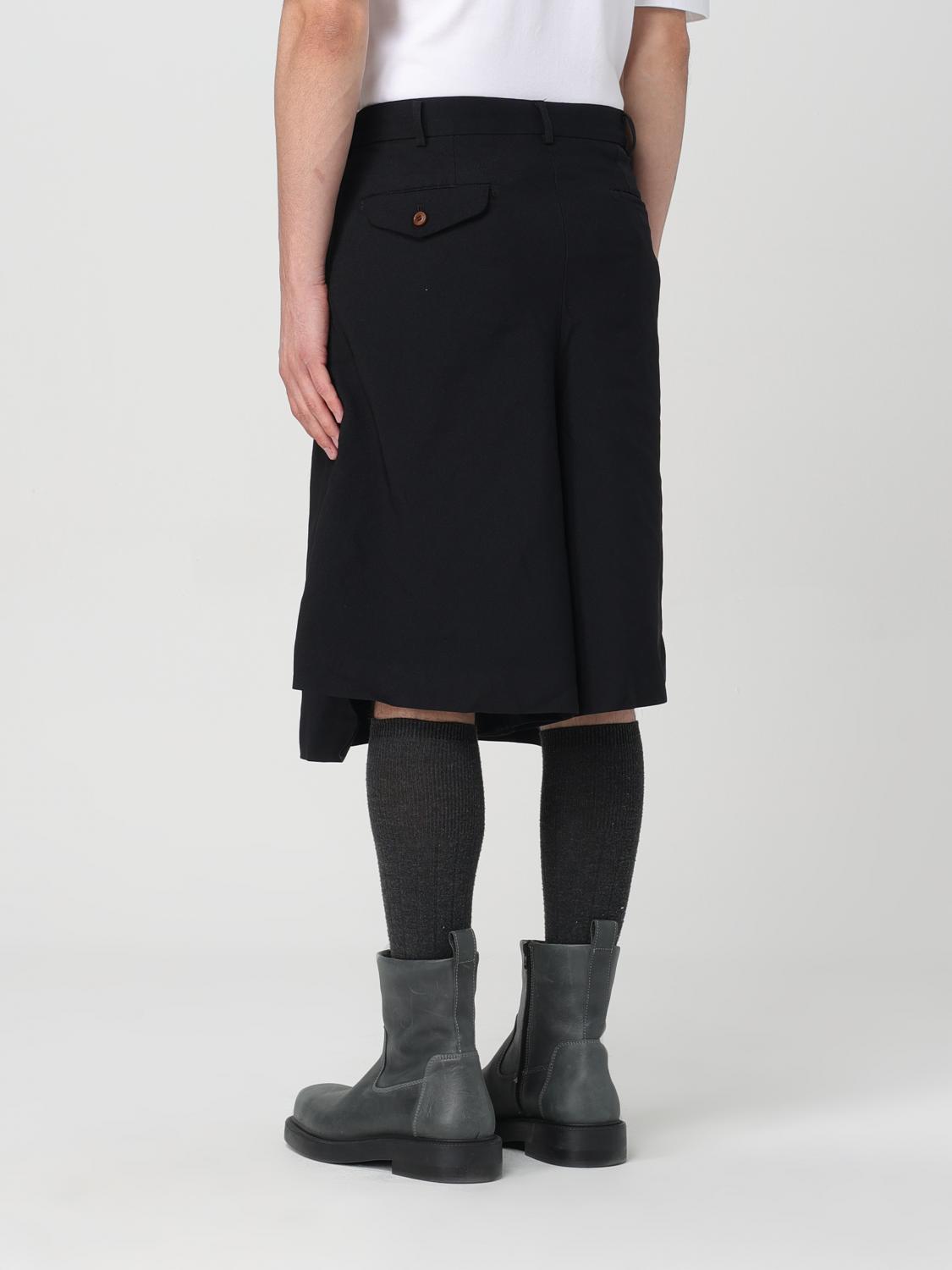 Comme des Garçons ブラックショートパンツ XS Black Comme Des Garçons レイヤーデザイン ショートパンツ