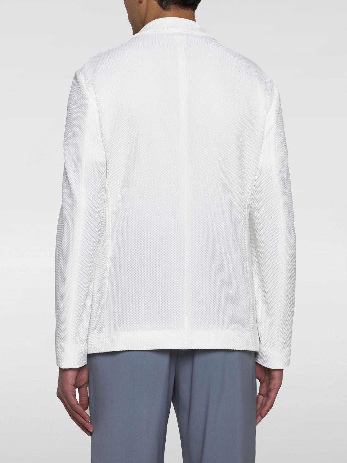 GIORGIO ARMANI JACKET: Blazer men Giorgio Armani, White - Img 2