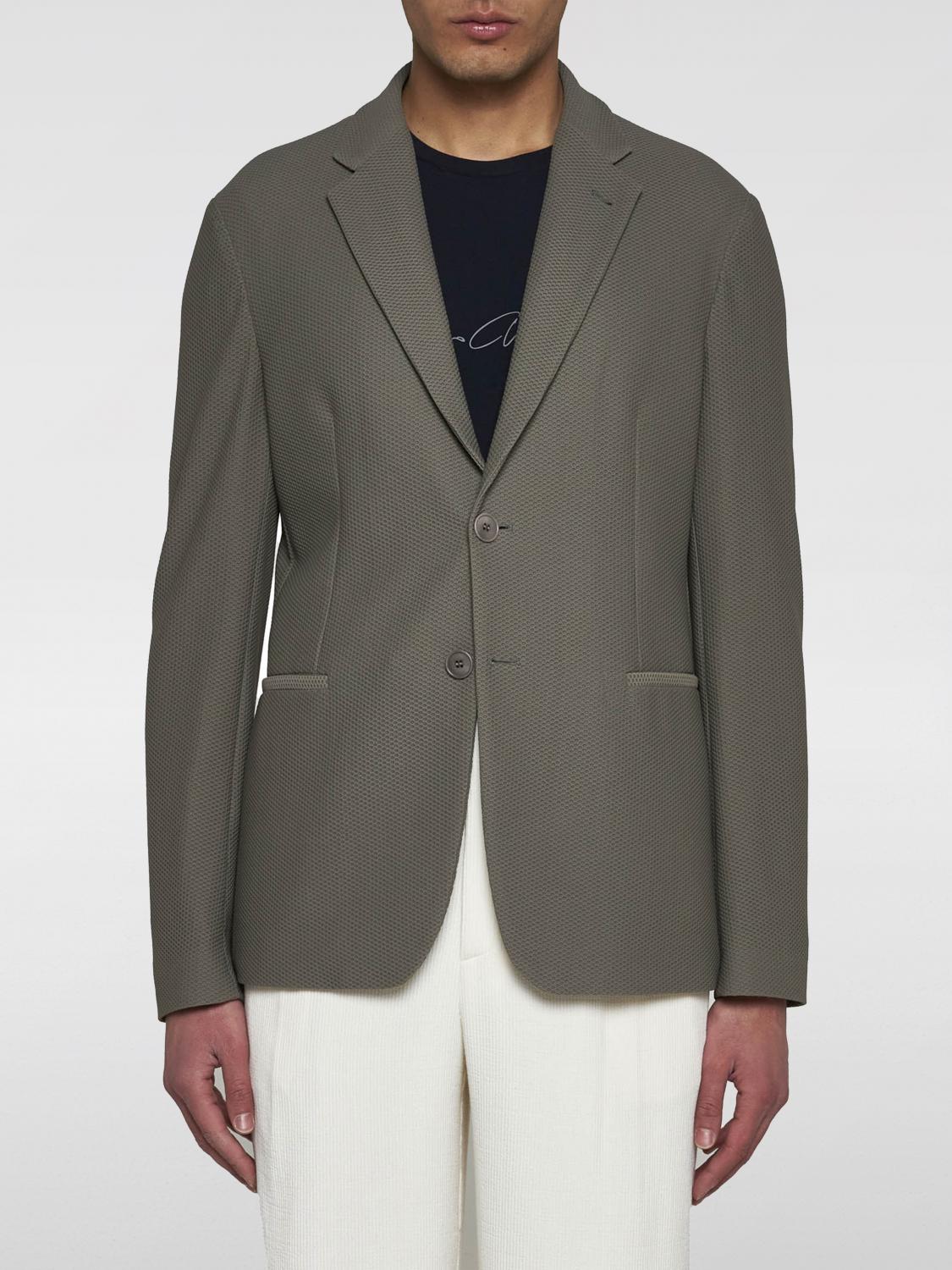GIORGIO ARMANI JACKET: Blazer men Giorgio Armani, Green - Img 1