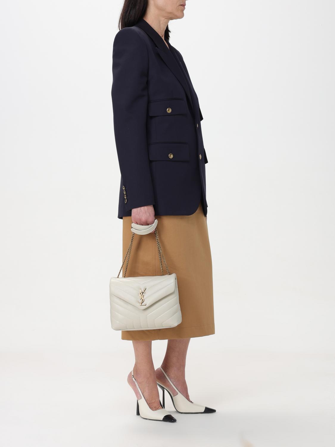 SAINT LAURENT：ブレザー レディース - マリン | GIGLIO.COMオンライン