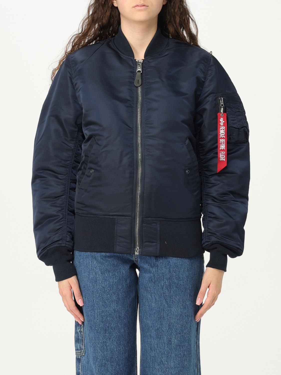 ALPHA INDUSTRIES GIACCA: Bomber Alpha Industries in nylon , Blue - Img 1