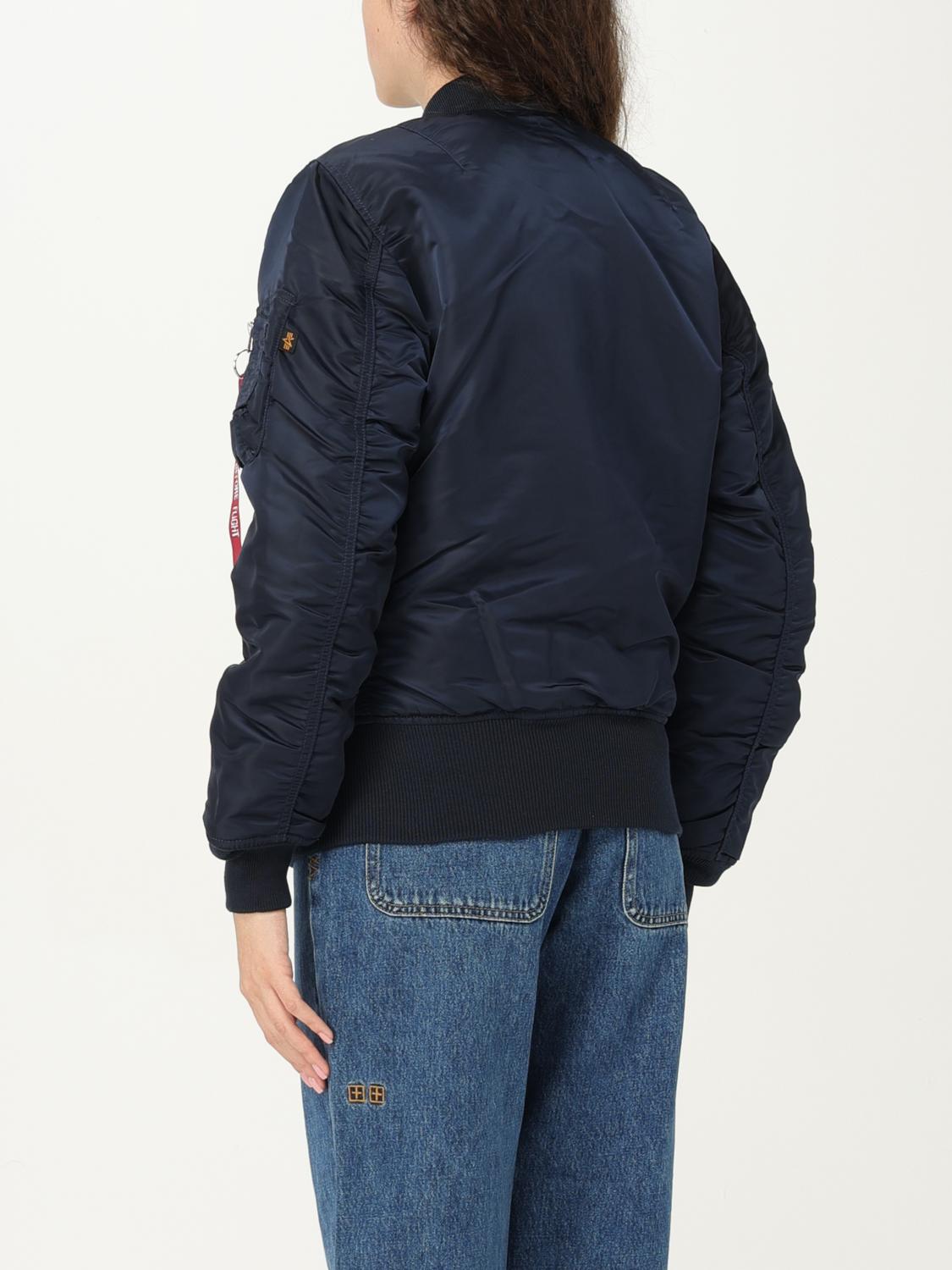 ALPHA INDUSTRIES GIACCA: Bomber Alpha Industries in nylon , Blue - Img 2