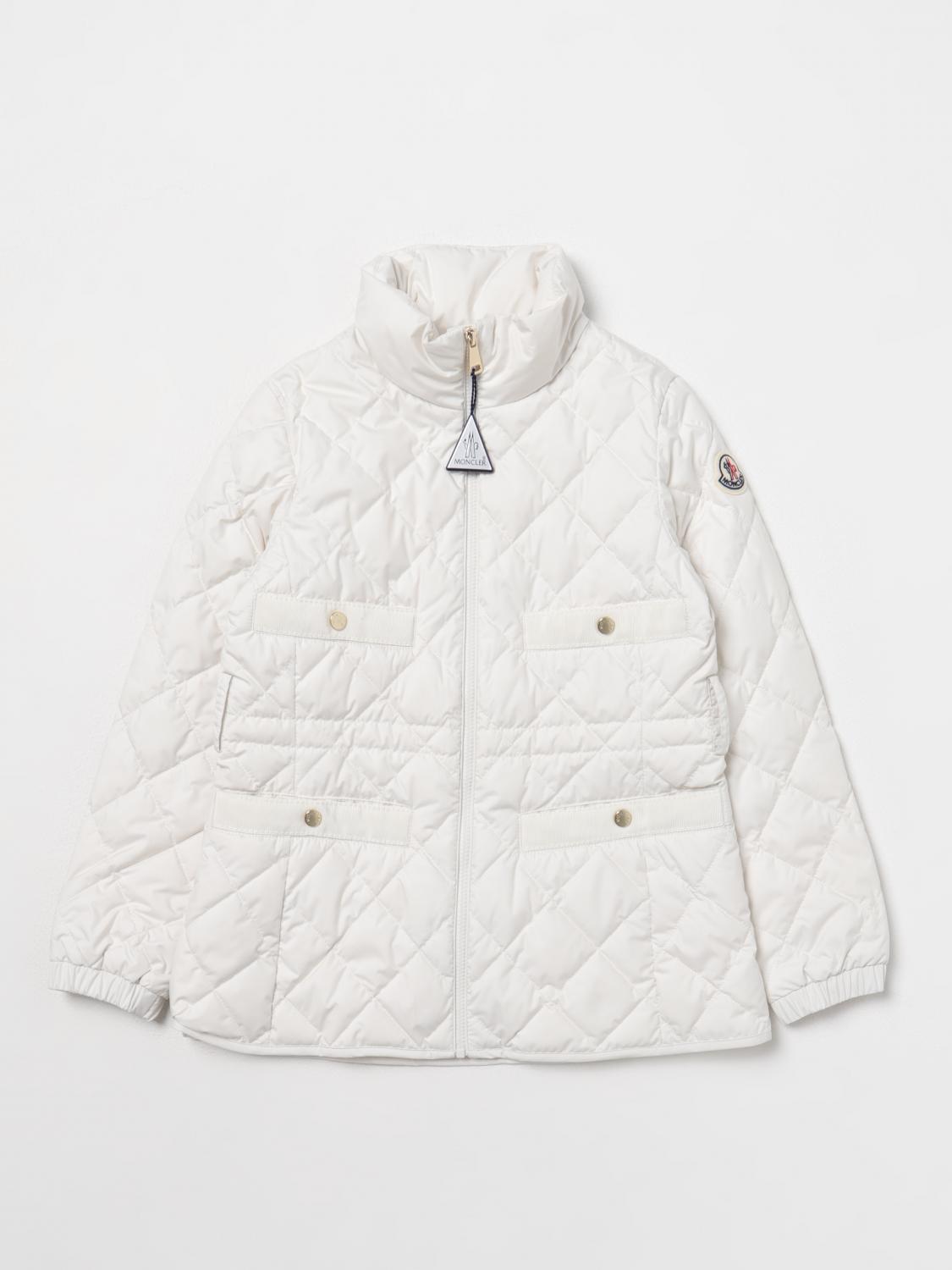 MONCLER ホワイトジャケット　6A 116cm　キッズ Moncler ジャケット ボーイ - ホワイト | 1A0004654A81 | GIGLIO.COM