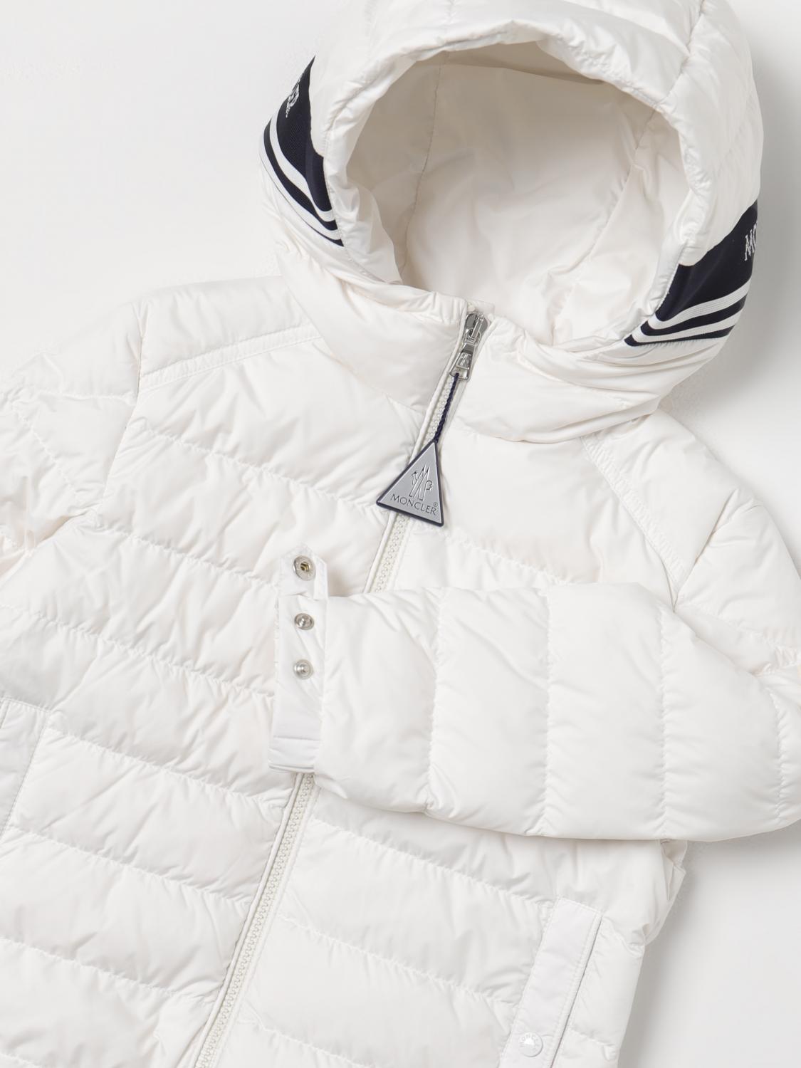 MONCLER JACKET: Jacket kids Moncler, White - Img 3