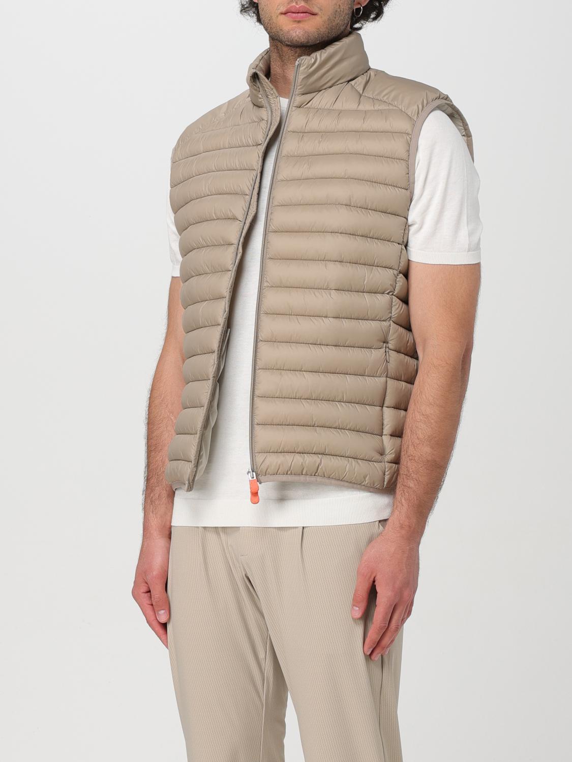 SAVE THE DUCK SUIT VEST: Save The Duck men's vest, Beige - Img 3