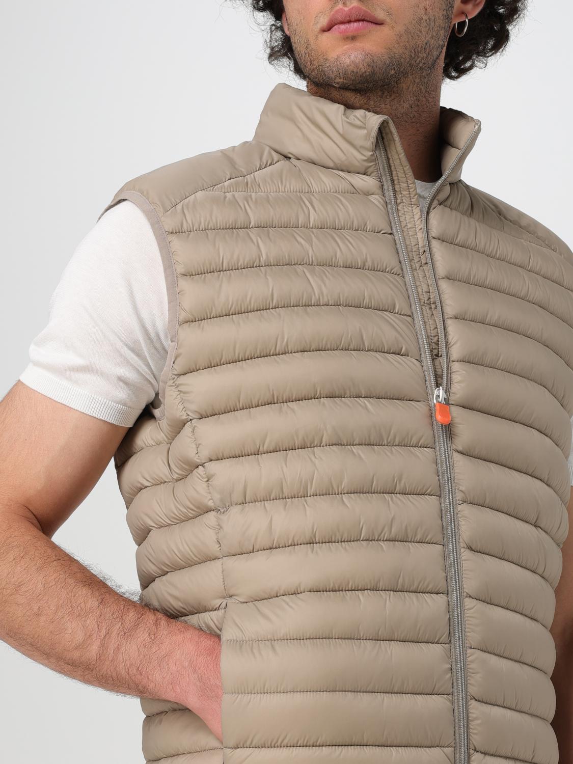 SAVE THE DUCK SUIT VEST: Save The Duck men's vest, Beige - Img 4