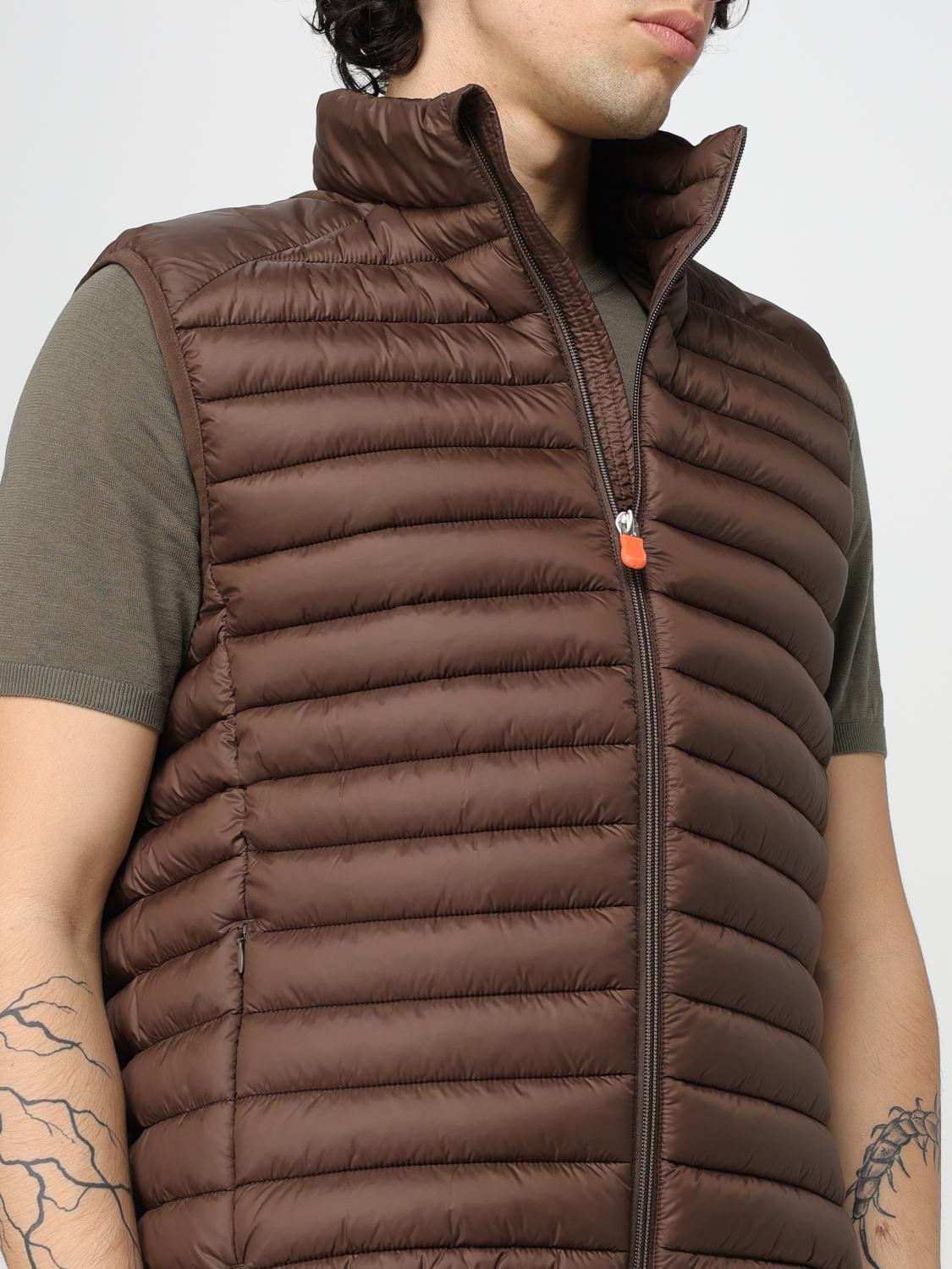SAVE THE DUCK SUIT VEST: Save The Duck men's vest, Brown - Img 4